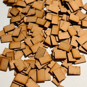 Miniature Book wood pieces 1.1 inch | Blank book pieces | Made specifically for my free template
