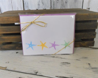 Note cards / blank/ 8 cards / 8 envelopes/ nautical/ beach/ sea shore /