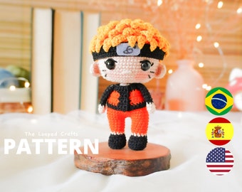 Orange Fight Mini Amigurumi Pattern