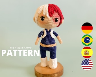 Amigurumi Schnittmuster EIS UND FEUER gehäkelt
