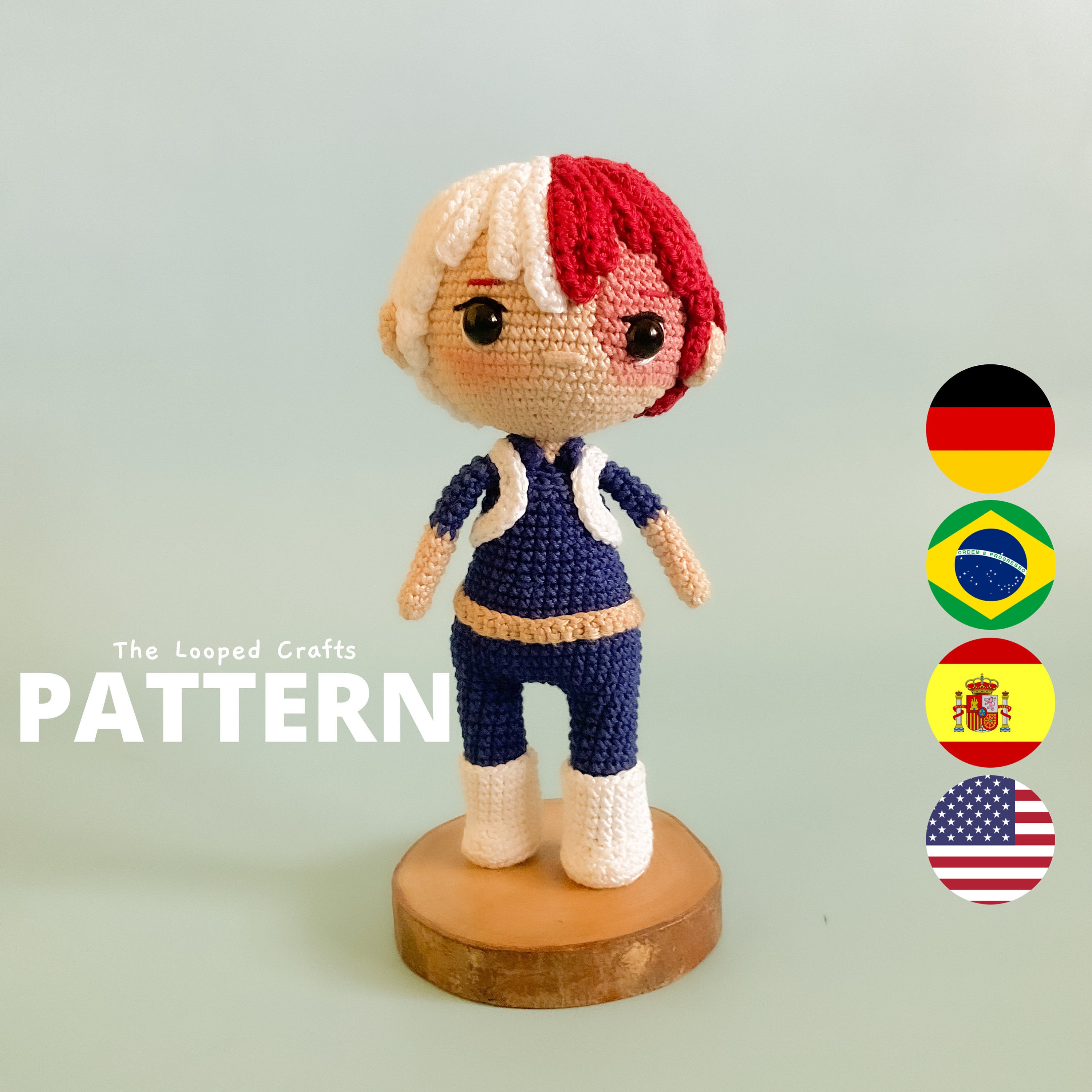 Amigurumi Patttern ICE AND FIRE Crochet -  Norway