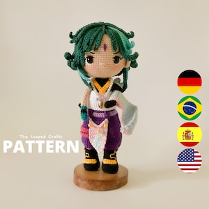 Xiu (Anemo) Amigurumi Pattern