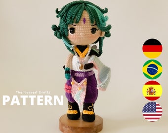 Xiu (Anemo) Amigurumi Pattern