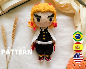 Fire Pillar Amigurumi Pattern Crochet