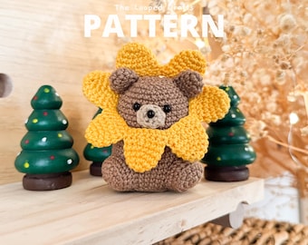 Bloom the bear amigurumi crochet pattern easy beginner