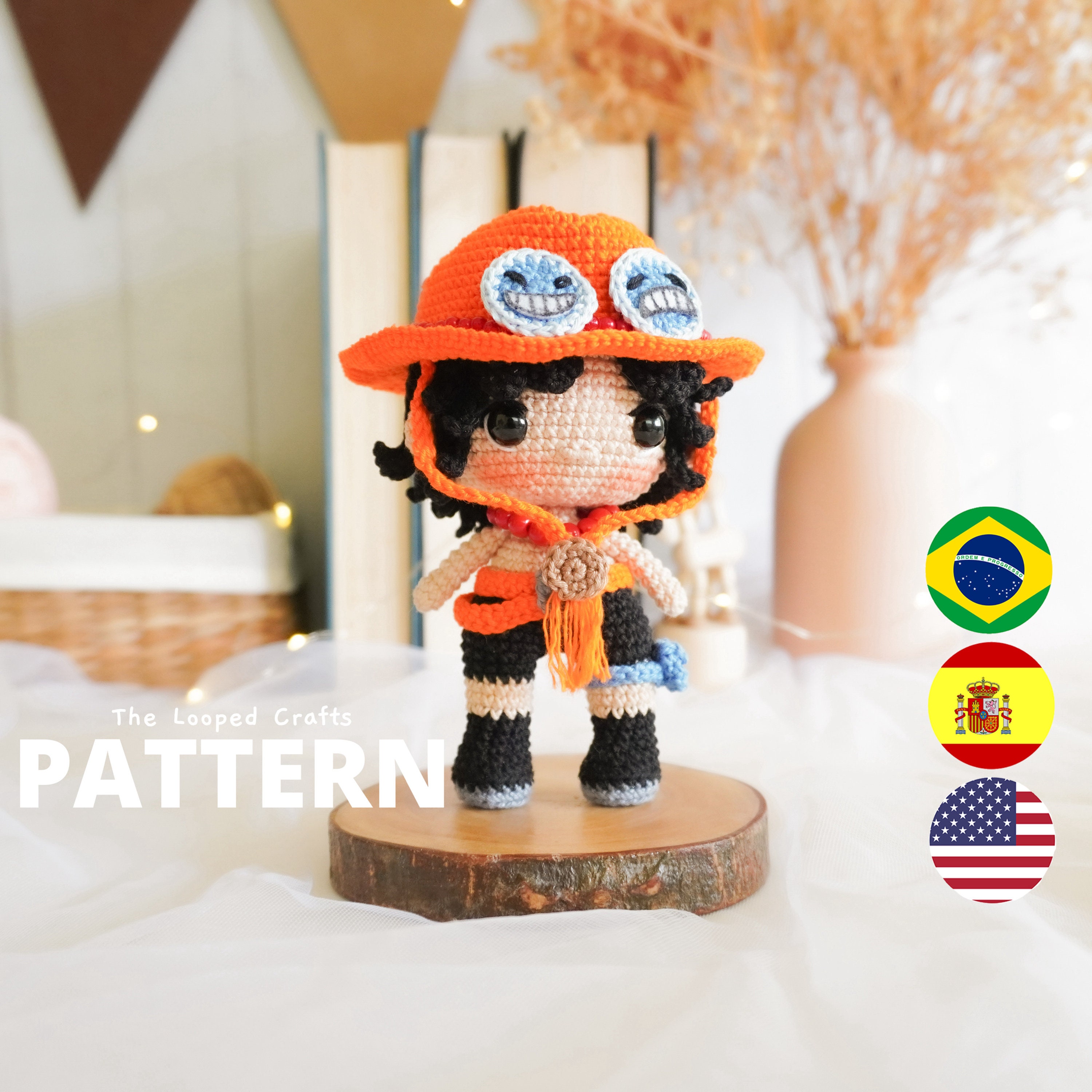 あみ様、ご購入用。 ファイヤーパイレーツミニあみぐるみ柄 - Etsy 日本