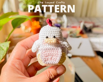 Poppy the Chicken amigurumi crochet pattern easy beginner