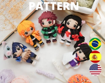 Demon Sword Mini Amigurumi Pattern