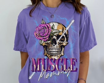 Muscle Mommy Pump Cover Comfort Colors Gym pump cover Lifting shirt Gym shirt Workout shirt Fitness shirt Exercise shirt Motivational shirt