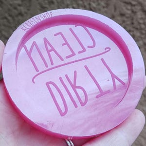 Dishwasher Magnet Clean/Dirty Silicone Mold