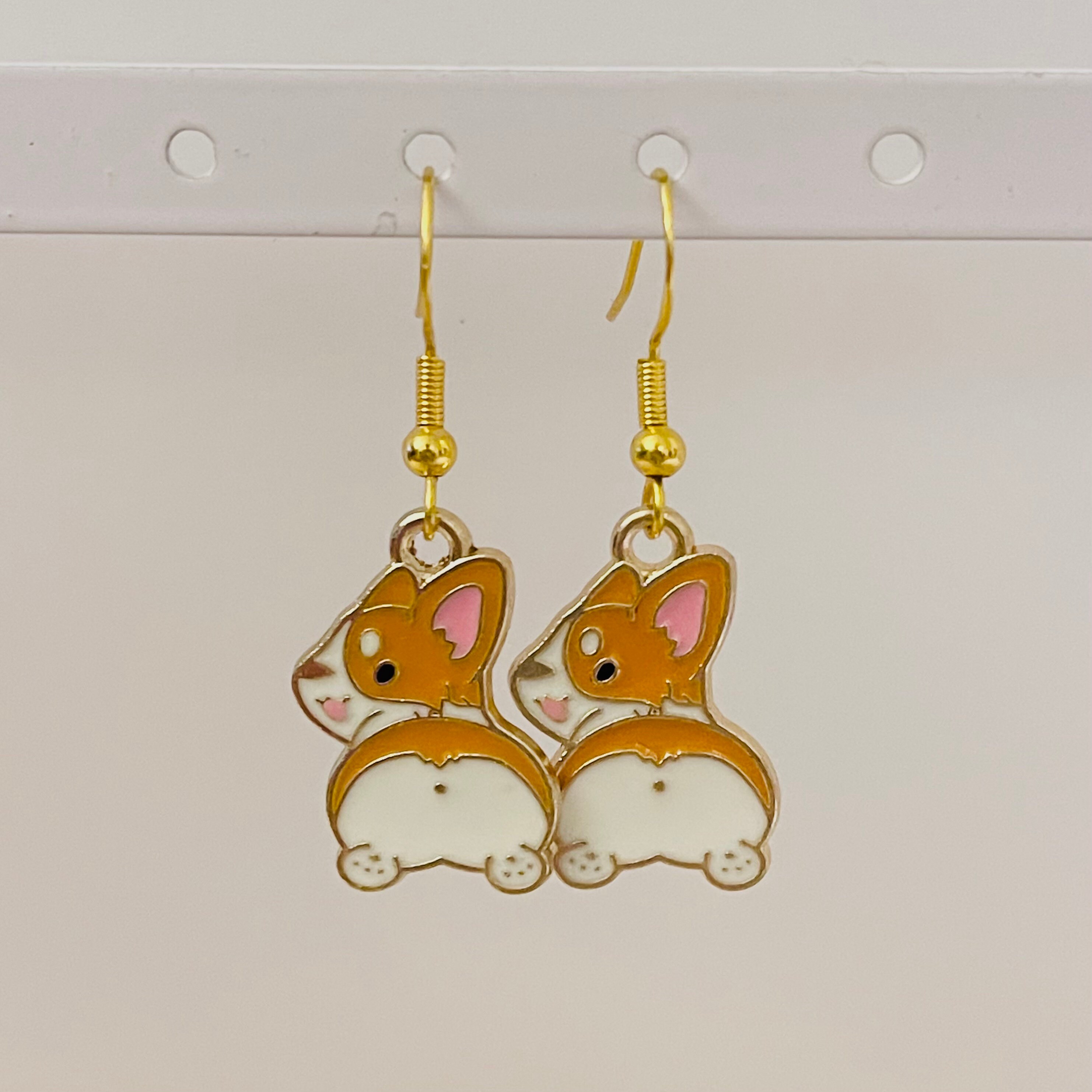 Corgi butt hotsell earrings