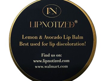 Lemon & Avocado Lippenbalsam für Raucherlippen und Verfärbungen