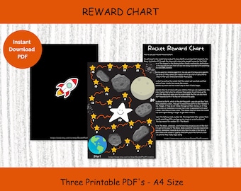 Reward Chart printable, kids reward chart, chore chart for kids, behavioral chart, boy reward chart, star chart, Toddler Reward Chart