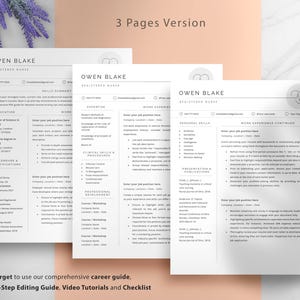 Modern nursing resume template for RNs, doctors, and healthcare professionals. 
Editable in Word & Google Docs, 1-3 page formats (A4 & US Letter).Includes cover letter, references, 50+ icons, resume & editing guides, 
interview tips,video tutorials