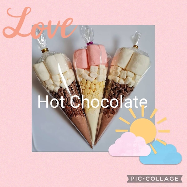 Hot CHOCOLATE Deluxe Cones