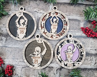 Basketball, personalized Ornament, custom Ornament
