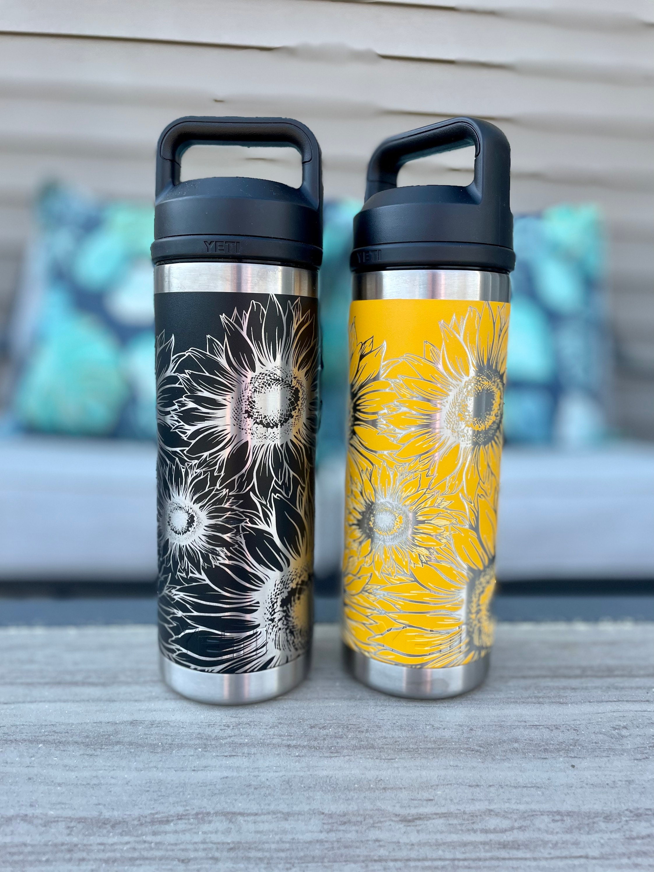 18oz TFT Logo Yeti Rambler Water Bottle