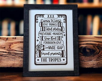 TheTropes, Tarot Card, Smut, Book Shelf, Bookshelf Decor, Library Decor,