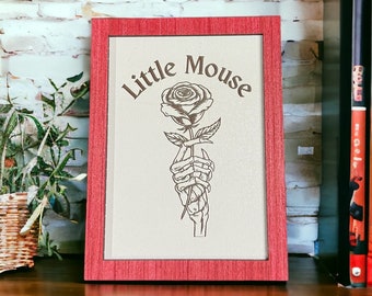 Little Mouse, Smut, Book Shelf, Bookshelf Decor, Library Decor, Smut reader gift, Spicy Booktok