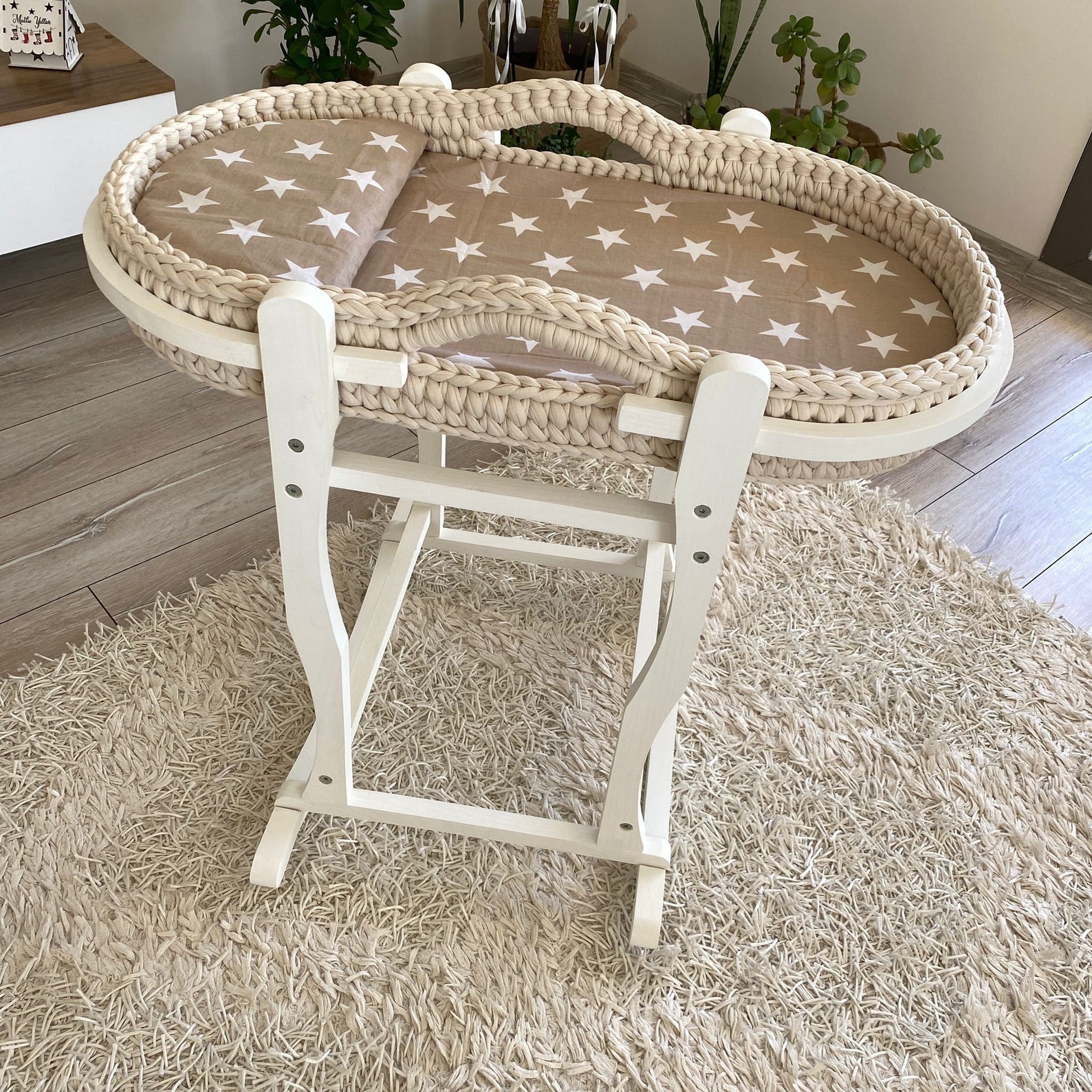 Moses basket changing cover Baby Changing Basket with Etsy