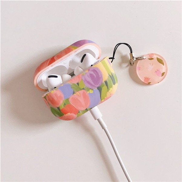 Oil Painting Luxury Earphone Case For Airpods 1 Airpods 2 Etsy