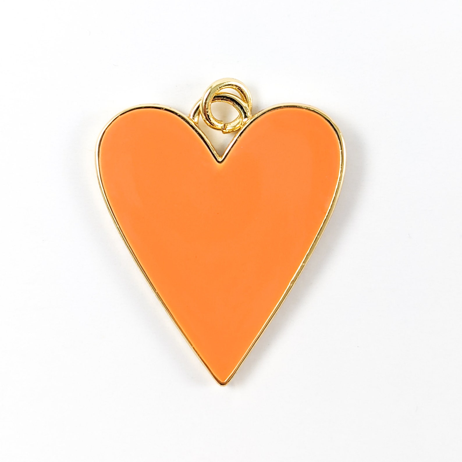 Enamel Heart Pendant Etsy