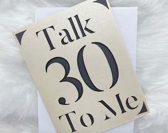 Birthday Card, 30th Birthday, Birthday, Greeting Card, Happy Birthday, Dirty Thirty, Happy Birthday Card