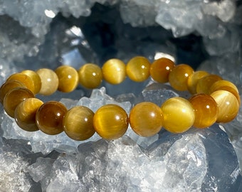 High quality Golden Tiger eye bracelet | gemstone bracelet |