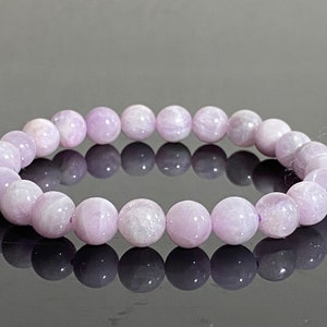 Natural Kunzite Bracelet | Gemstone Bracelet | Healing Bracelet | Love and Relationships | Clarity |