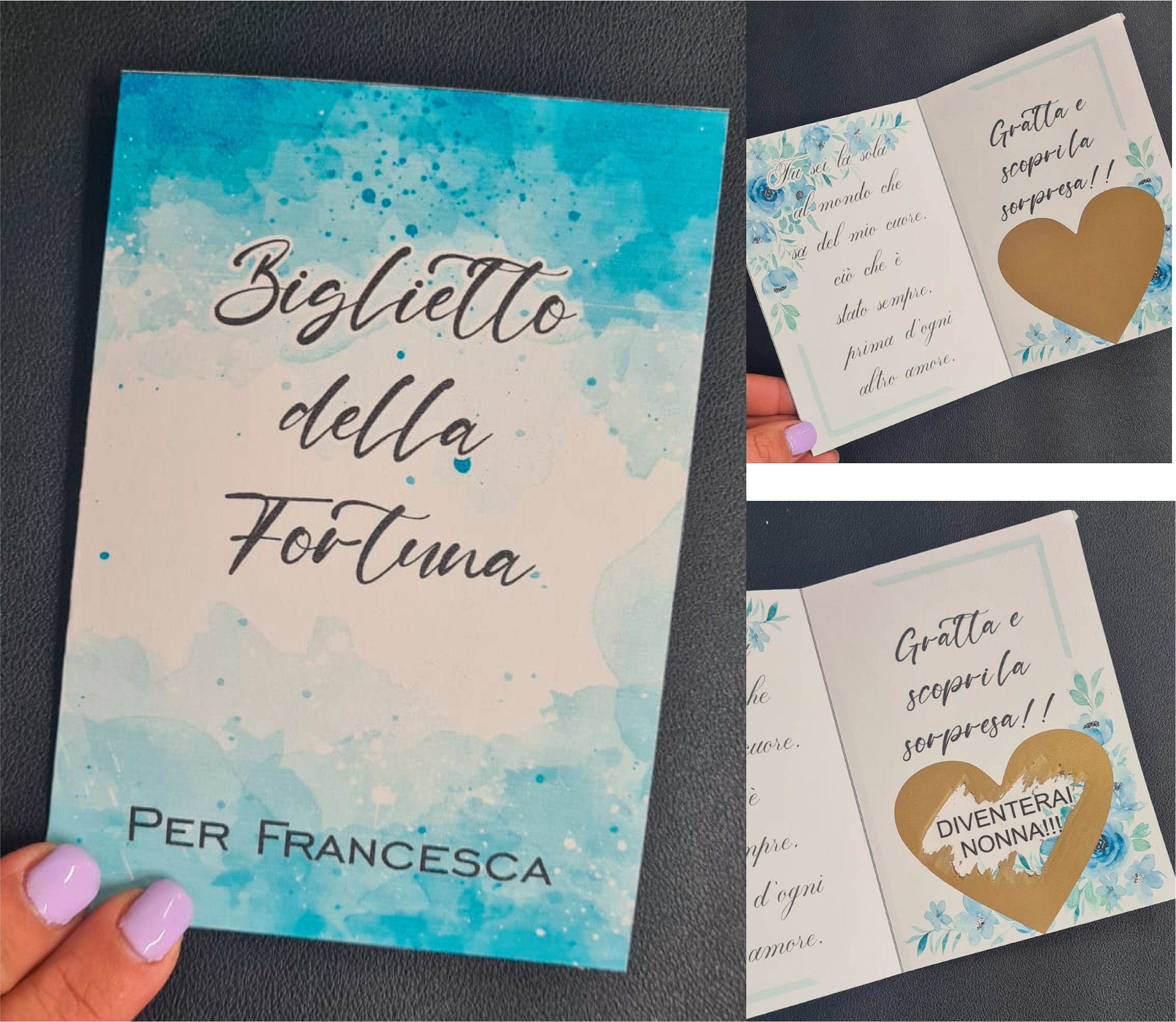 Biglietto Di Compleanno Personalizzato Per Nonna, Mamma - Foto 9
