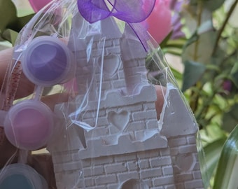 Castillo de Princesa - Kit para pintar tu propio castillo de princesa.