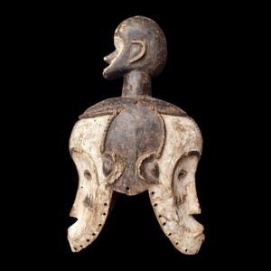 Large, old FANG helmet mask GABON Africa * African mask wooden dance mask wooden mask Tribal Art pimitive art tribal mask The Fang Gaboun