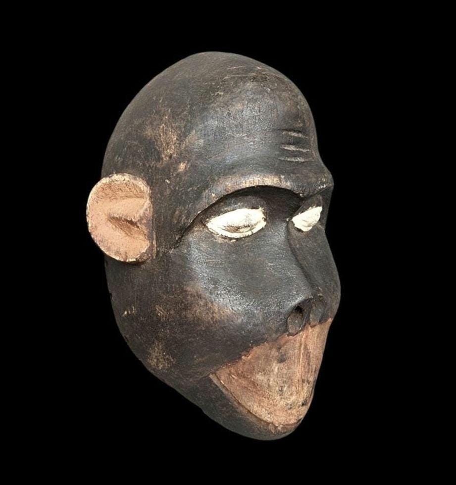 アフリカ カメルーン マスク プレート Cameroon tribal mask - Etsy 日本