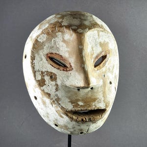 Old LEGA mask CONGO Africa * African wooden mask wood Africa Afrique wooden mask masque Tribal art Kunst