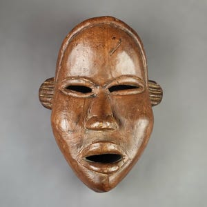Old DAN Mask IVORY COAST Africa * West Africa Wooden Mask Wood Hand Carved Tribal Mask Tribal Art