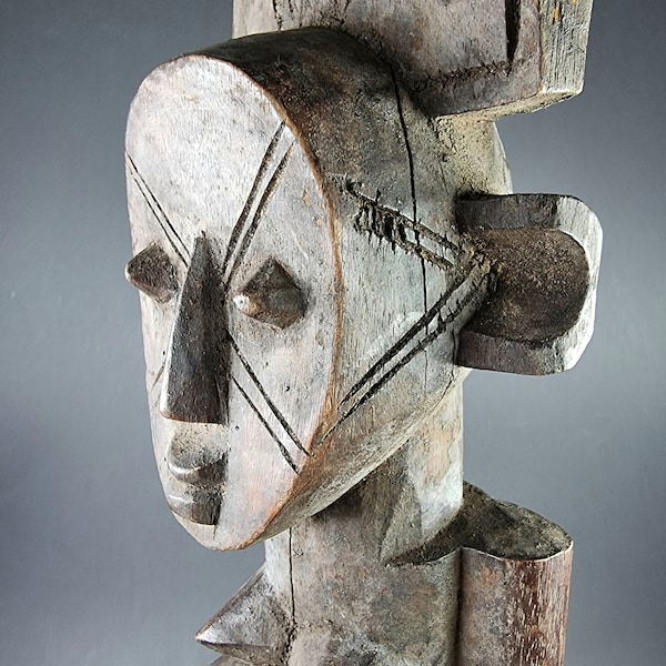 TIKAR Figur KAMERUN Afrika * Fruchtbarkeitsfigur * Afrikanische Kunst * Skulptur Zentralafrika Holz