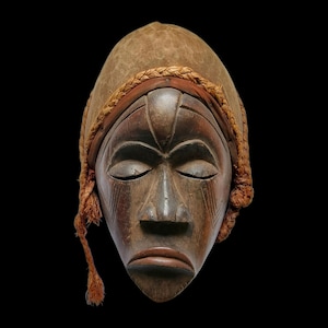 Old DAN mask IVORY COAST Africa * Tribal art wooden mask wood tribal art hand carved tribal mask primitive art West Africa