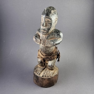 Old BAULE sculpture with base IVORY COAST * Africa figure Baoule statuette statue wooden sculpture wood African art Africa