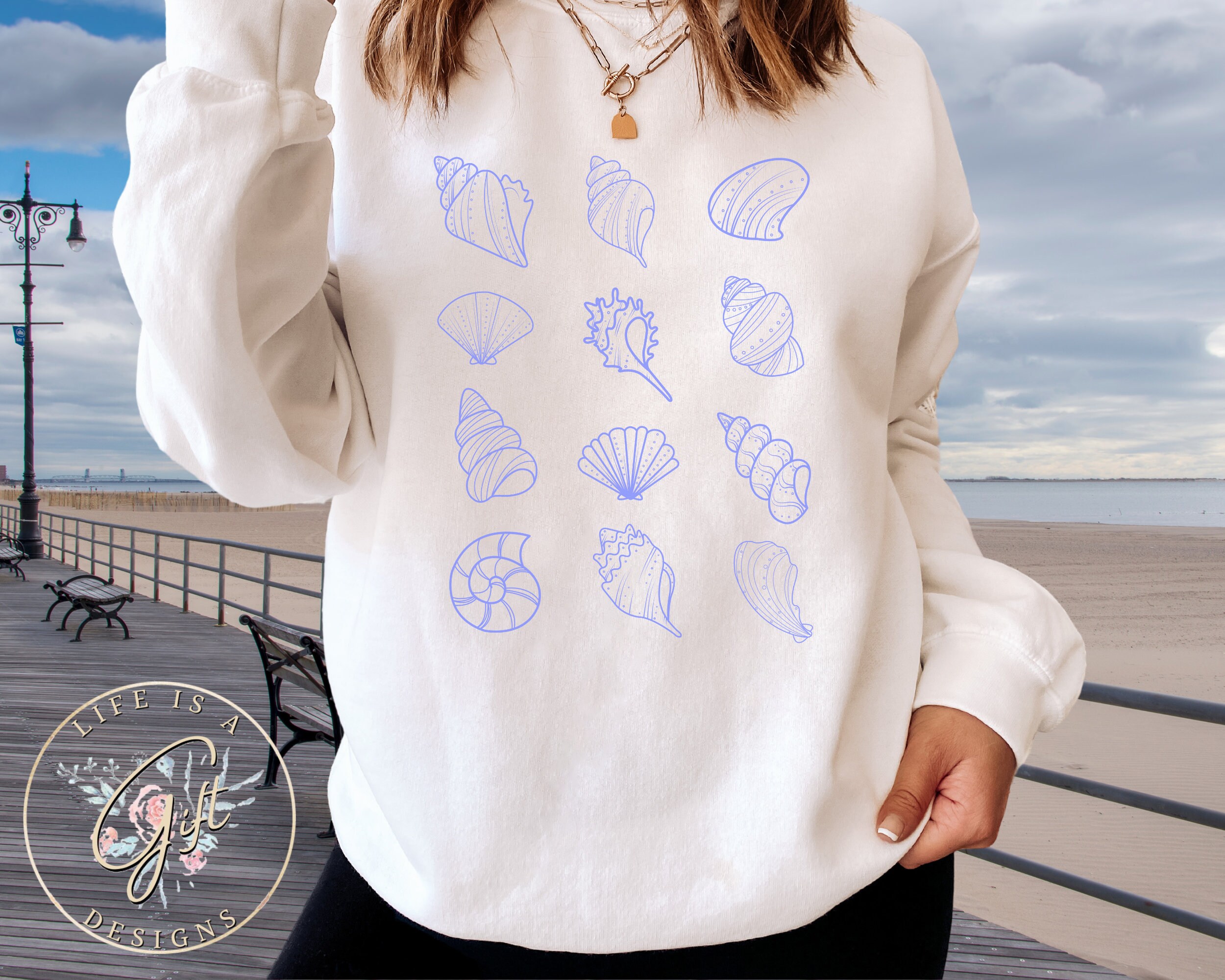 shell sweatshirt