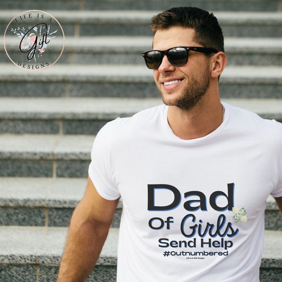 Dad of Girls Short Sleeve T Shirt Unisex Girl Dad Girl Dad 