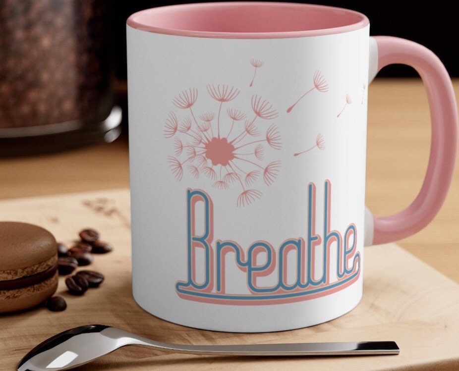 Just Breathe Glass, Engraved Irish Coffee Mug, Coffee Lover Gift, Coffee  Glass for Mom, Valentines Coffee Gift 