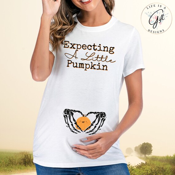 pregnant pumpkin belly shirt