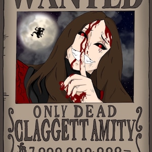 Custom One Piece Wanted Poster - One Person (Digital)
