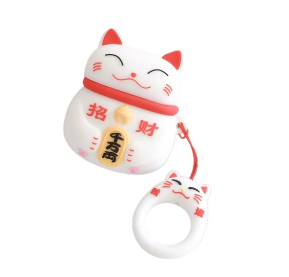 AirPod Lucky Cat Earphone Case Cute Good Luck Case 