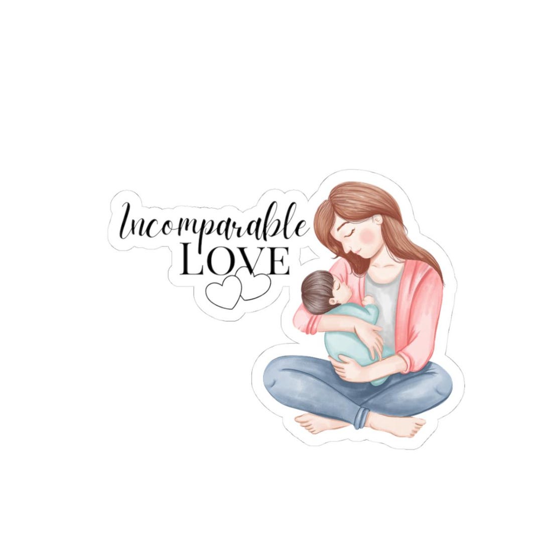 Incomparable Love Breastfeeding Mom Sticker | Kiss-cut Sticker - Etsy