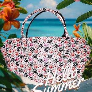 Felt shopping bag &quot;cat motif&quot;
