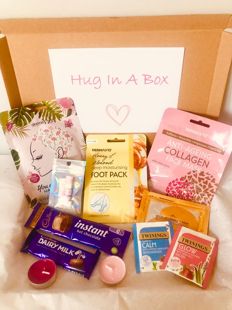 Pamper Box Gift/Xmas Gift/Self Care/ Hug In A Box/ Birthday Gift/Thinking of You/Celebration image 1