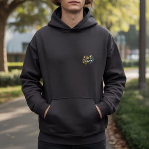 Team Vitality Logo Graffiti Hoodie | Counter-Strike Urban Back Print image 2