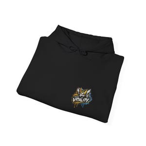 Team Vitality Logo Graffiti Hoodie | Counter-Strike Urban Back Print image 4