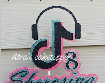 Tik Tok Cake Topper Etsy Tik Tok Cake Topper Etsy